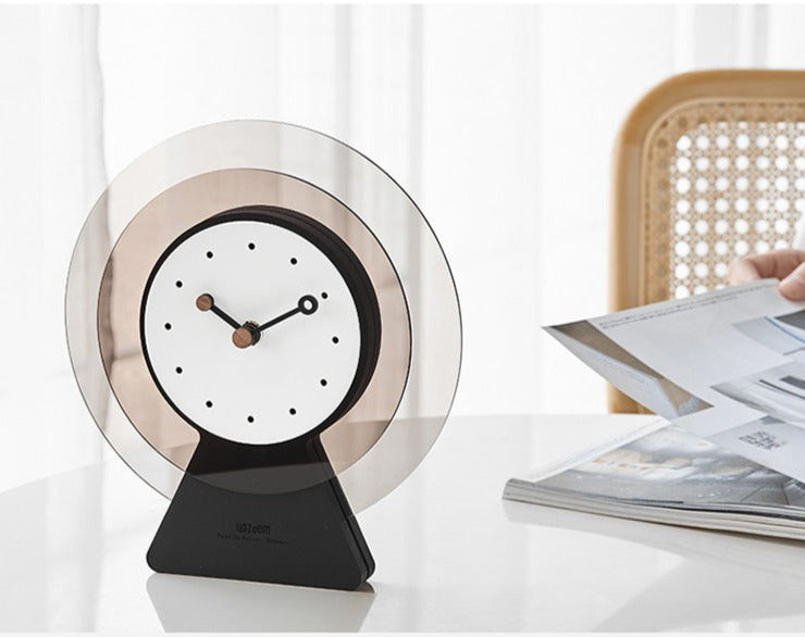 Creative Decorative Table Clock for TV Lounge