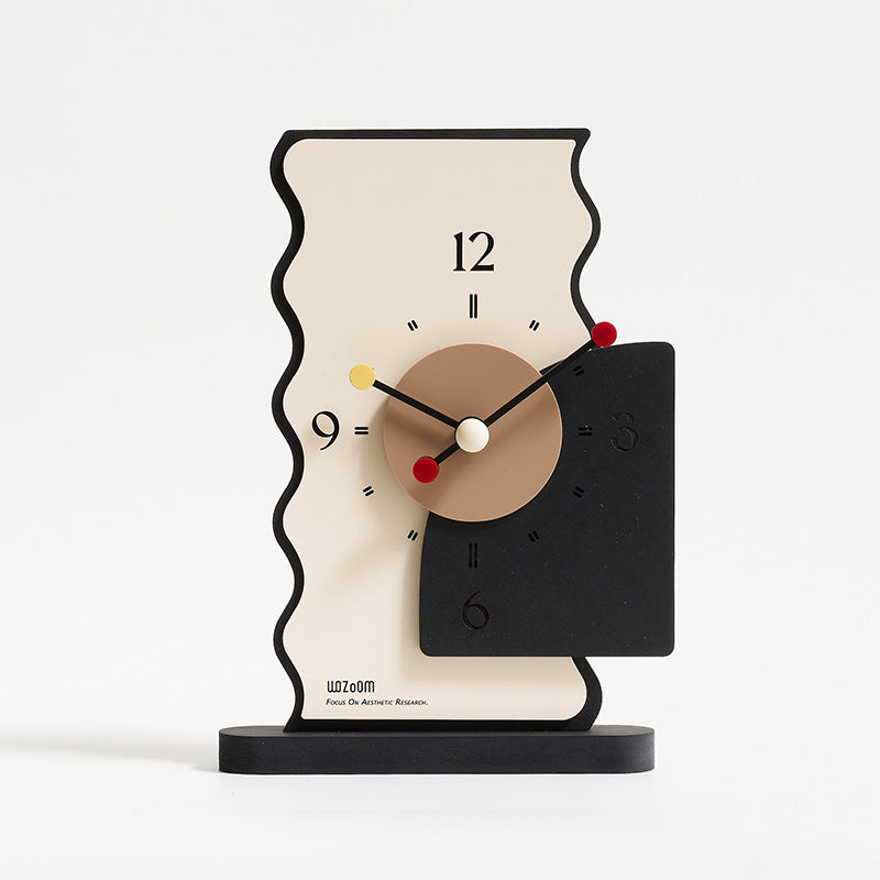 Modern Decorative Desktop Clock for Home Office