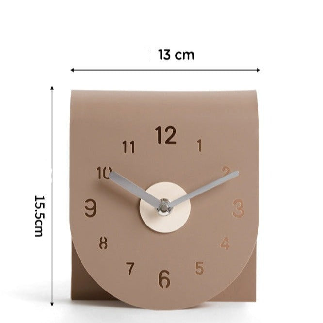 Creative Simple Table Clock for Study room Non-ticking – Loforay