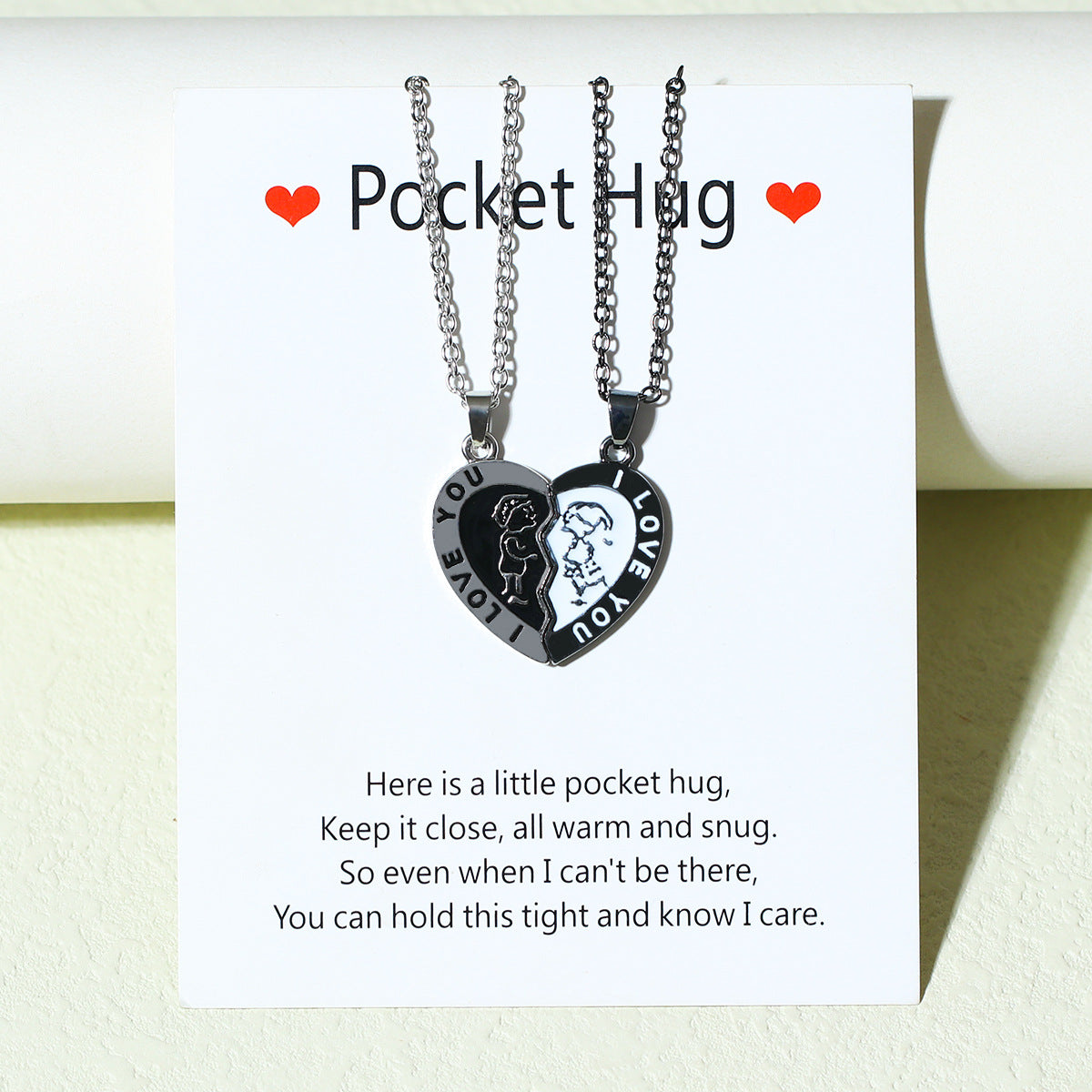 Half Hearts Romantic Necklaces Gift Set for Couples