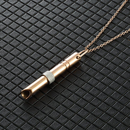 Anti-Anxiety Breathing Necklace Gift with Name Engraved
