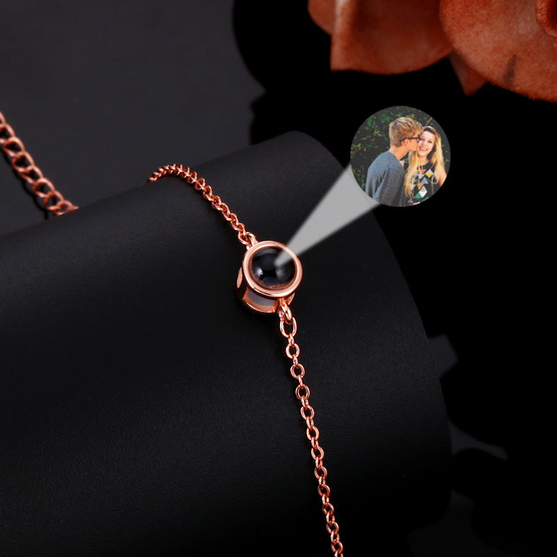 Photo Projection Charm Women Bracelet