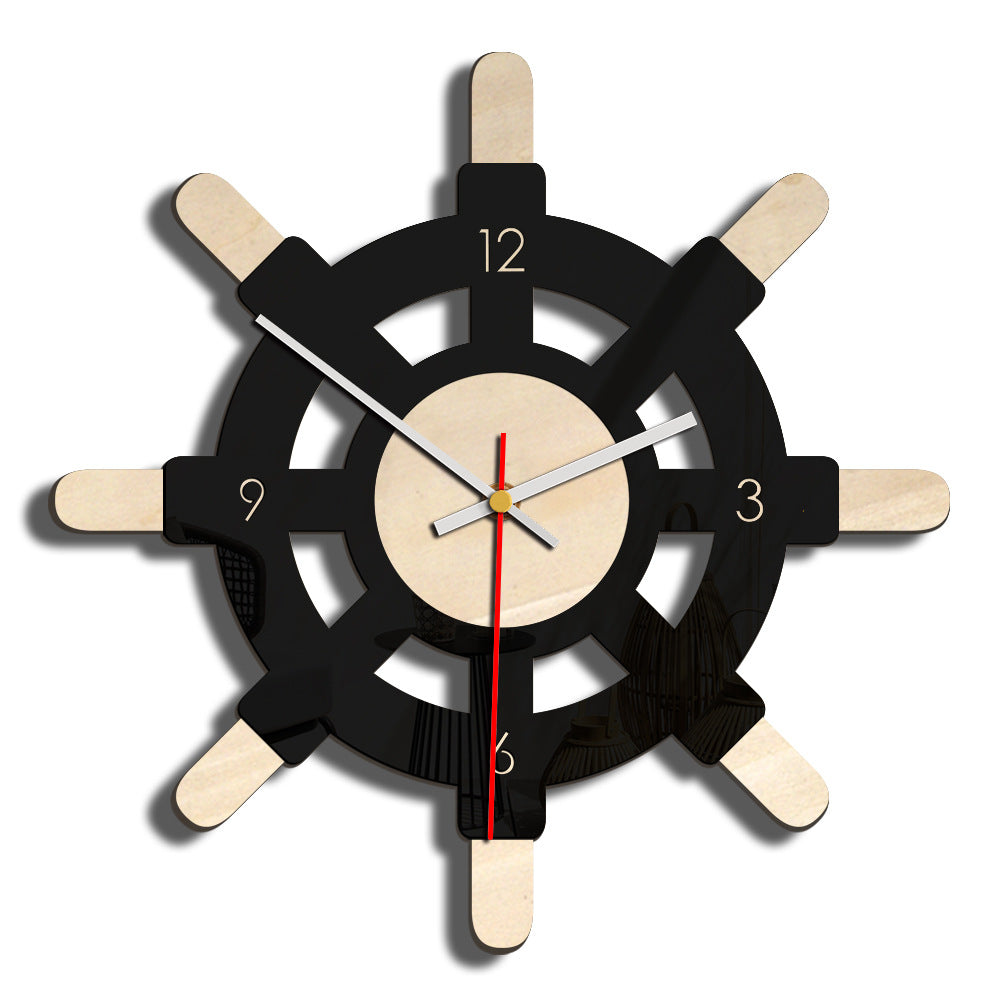 Rudder Analogue Wall Décor Clock for Home