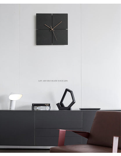 Minimalist Modern Silent Wall Decorative Clock for Livingroom