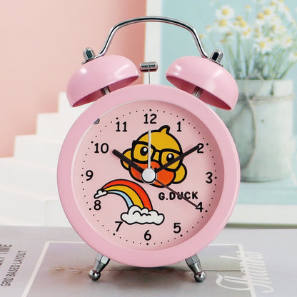 Cute Duck Bedside Table Clock for Kids Bedroom