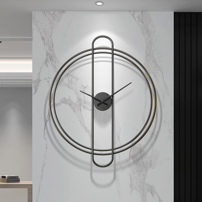 Minimalistic Decorative Big Wall Clock for Livingroom 24 Inches