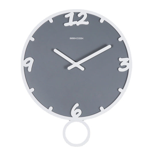 Nordic Analog Silent Pendulum Clock