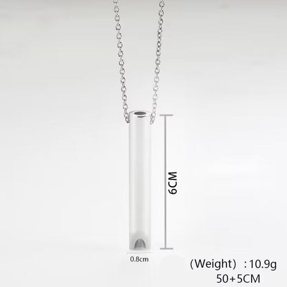 Engraved Breathing Necklace for Anxiety