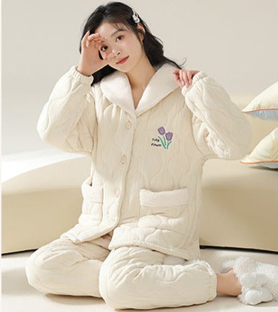 2-Piece Women's Loungewear Pjs Soft 100% Cotton