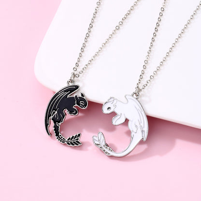 Ghost Matching Best Friend Necklaces Gift Set