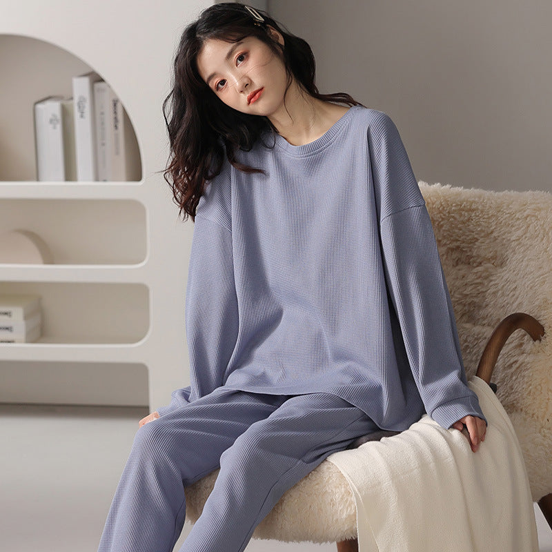 Cute Cozy Long Sleepwear PJs Set for Women 100% Cotton
