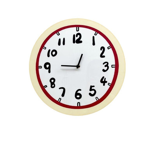 Hand Drawn Style Silent Wall Décor Clock