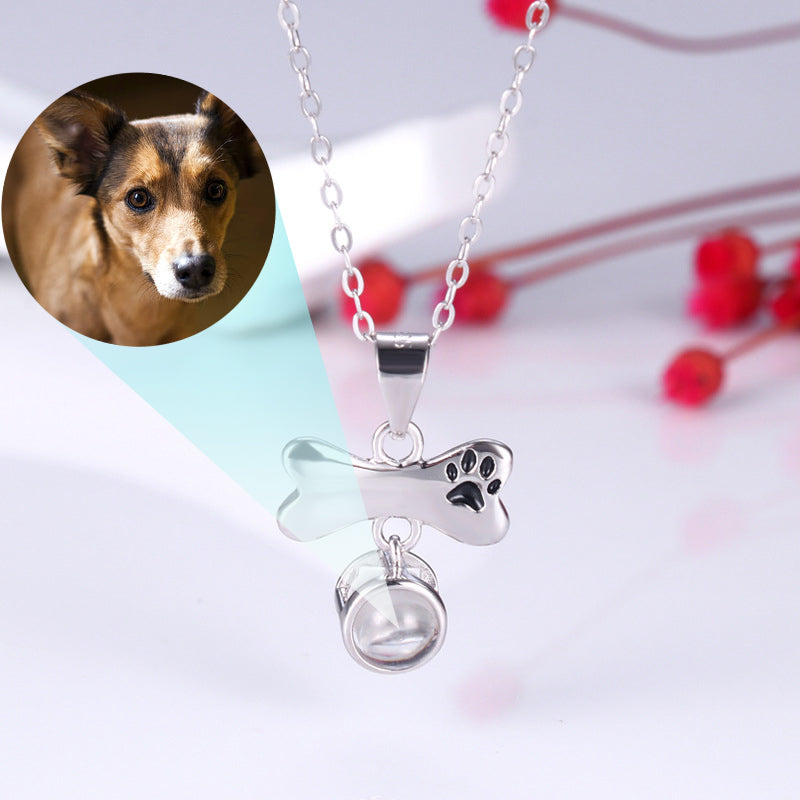 Pet Photo Projection Memorial Pendant