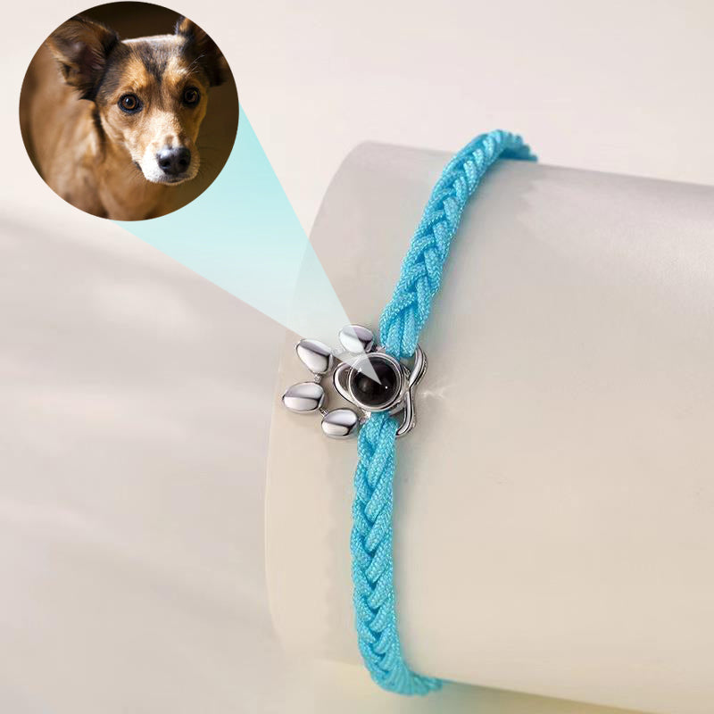 Pet Photo Projection Memorial Bracelet