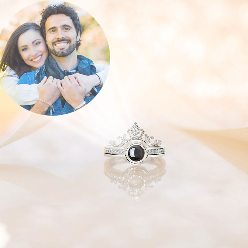 Adjustable Size Photo Projection Ring