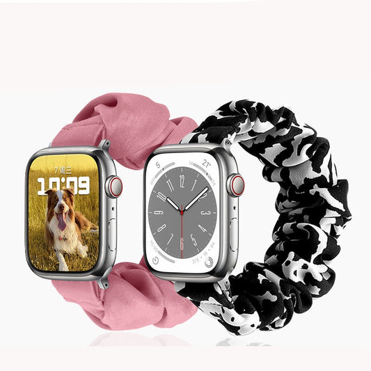 Silk Elastic Apple Watch Band Series 1 to 8 Ultra SE Loforay.com