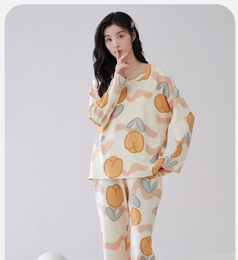 2-Piece Pajamas for Girls Padded Bra PJs Set 100% Cotton