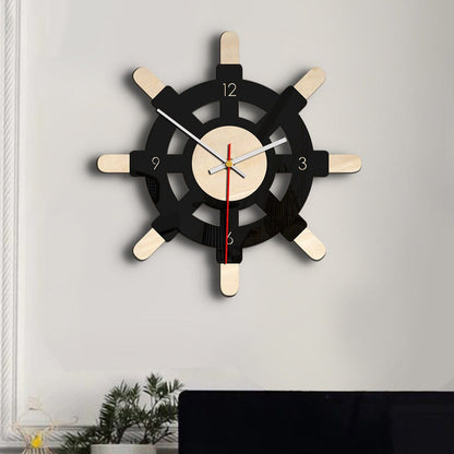 Rudder Analogue Wall Décor Clock for Home