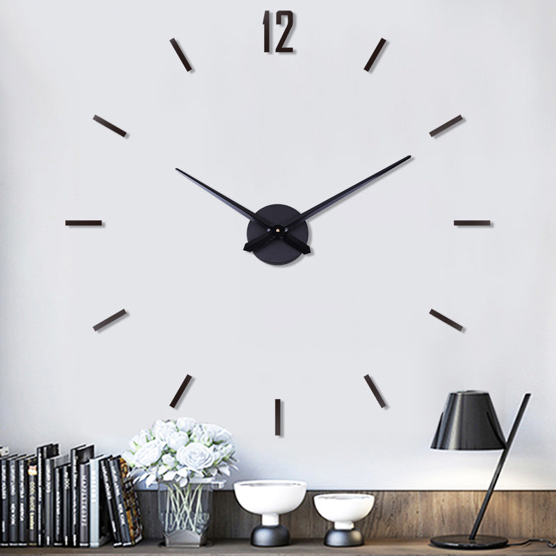 Luminous DIY Sticker Silent Wall Clock