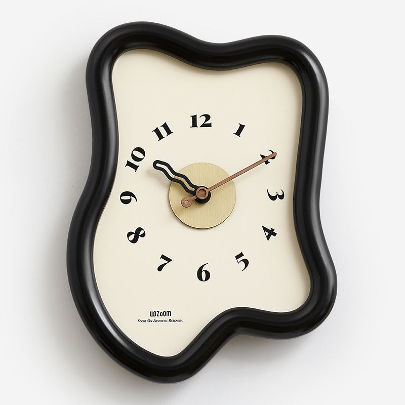 3D Distorted Wall Decoration Clock for Lounge