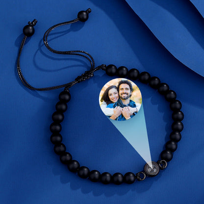 Photo Projection Beads Bracelet