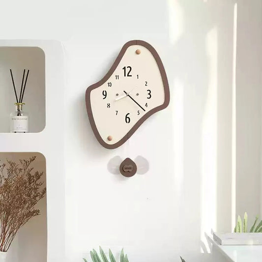 Odd Shaped Modern Silent Wall Clock