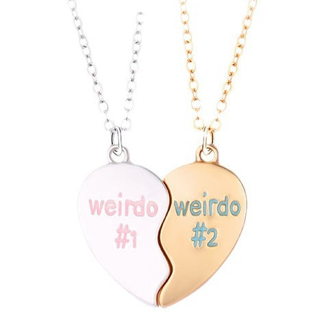 Magnetic Hearts Weirdo Necklaces Gift for Couples