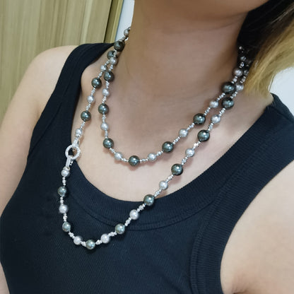 Multi-colored Imitation Pearl Necklace for Women