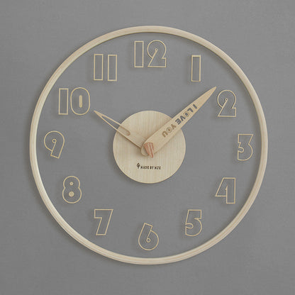 Interesting Analogue Wall Clock for Living Room