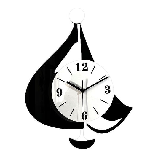 Sailboat Pendulum Silent Wall Décor Clock