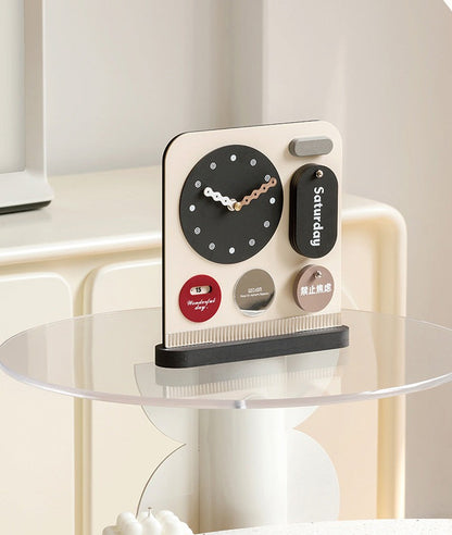 Modern Home Decoration Desktop Clock for Living Room