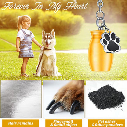 Pet Memorial Gift Dog Loss Gift Custom Urn Keychain