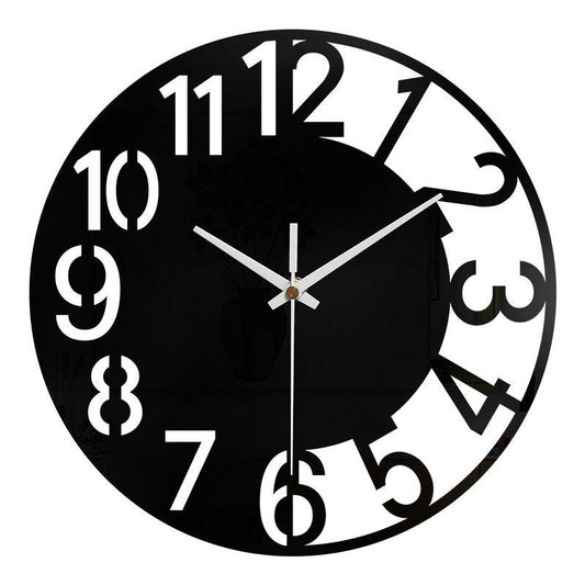 Big Numerals Analog Silent Wall Clock