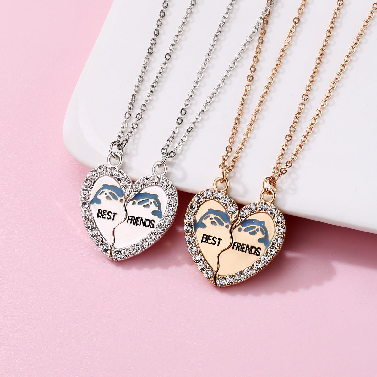 Best Friend Necklaces For 2 Cute| Alibaba.com