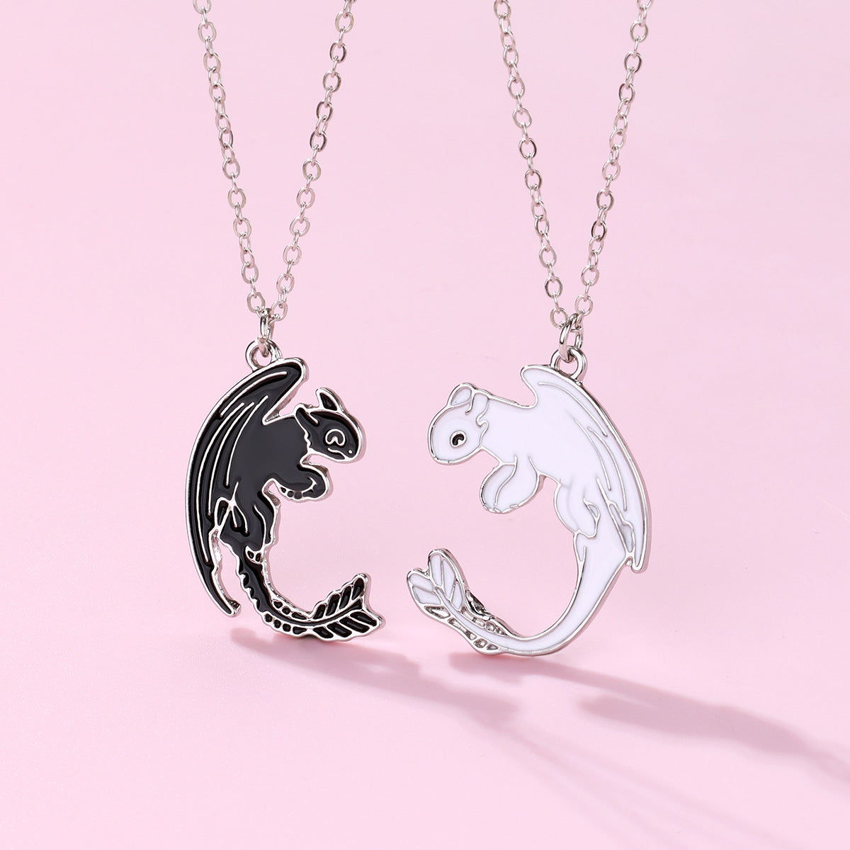 Ghost Matching Best Friend Necklaces Gift Set