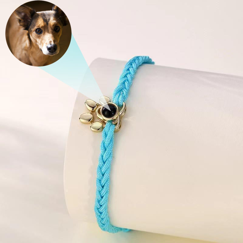 Pet Photo Projection Memorial Bracelet
