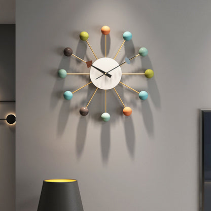 Decorative Large Silent Wall Clock for Living Room 21 Inches