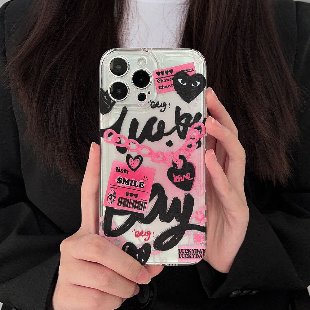 Adorable Graffiti Soft Cover for iPhone