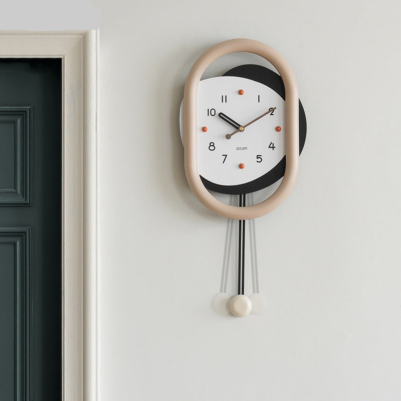 3D Decorative Pendulum Clock for Living Room
