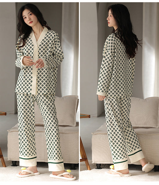 2-Piece Button Down Pyjamas for Women 100% Cotton