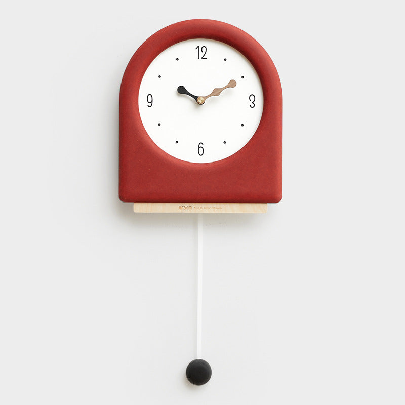 Cute Pendulum Wall Clock for Kids Bedroom