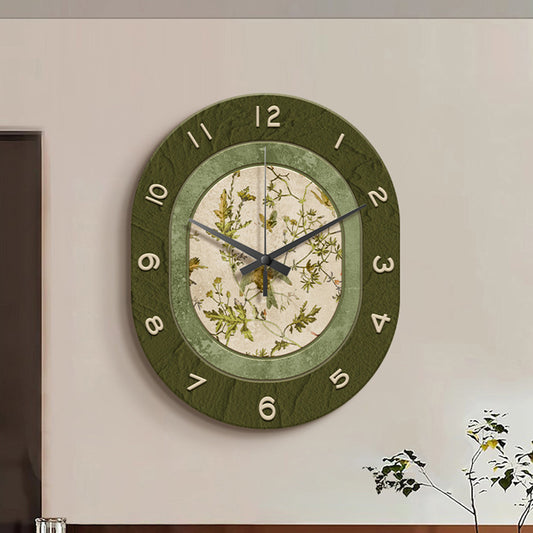 Loforay™ Antique Art Deco Floral Silent Wall Clock