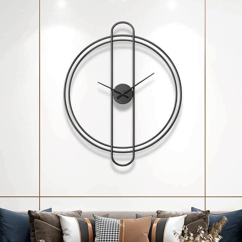 Minimalistic Decorative Big Wall Clock for Livingroom 24 Inches