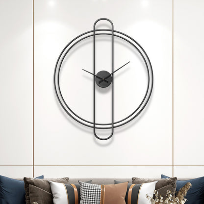 Minimalistic Decorative Big Wall Clock for Livingroom 24 Inches