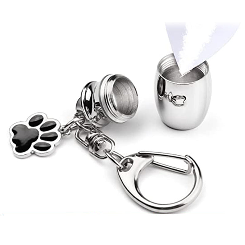 Pet Memorial Gift Custom Urn Keepsake Keychain