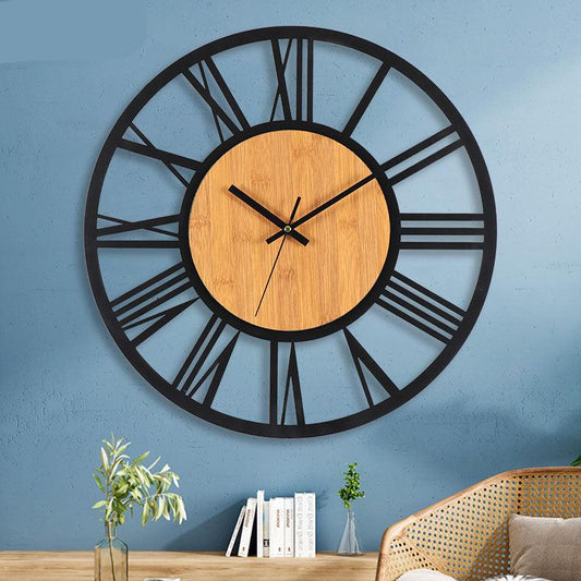 Roman Numbers Silent Wall Décor Clock