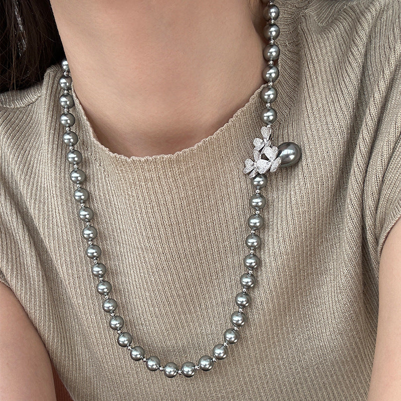 Y-Shaped Pearl Necklace for Women