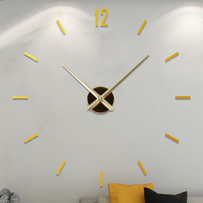 Luminous DIY Sticker Silent Wall Clock