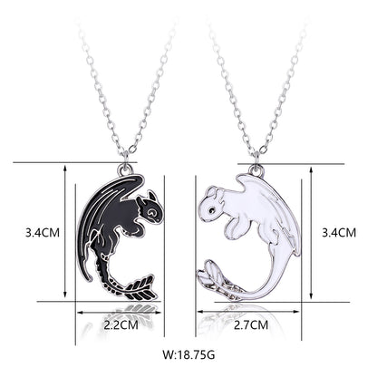 Ghost Matching Best Friend Necklaces Gift Set