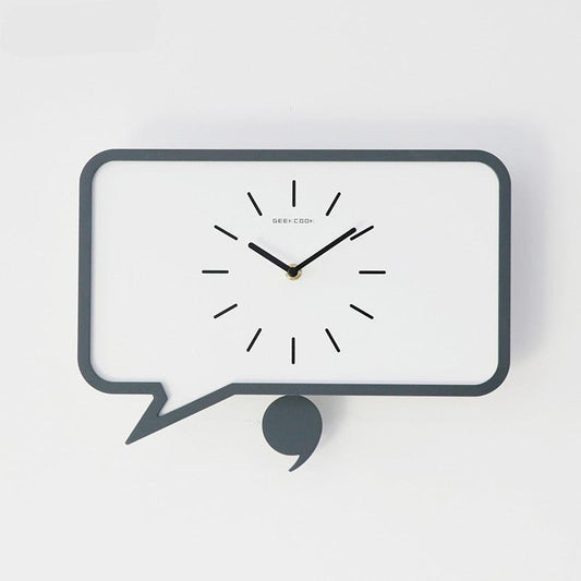 Minimalist Comma Creative Pendulum Clock